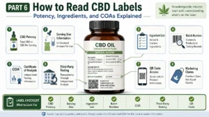How to Read CBD Labels: Potency, Ingredients, and COAs Explained