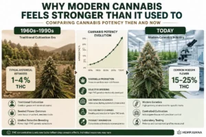 Why Modern Cannabis Feels Stronger Than It Used To